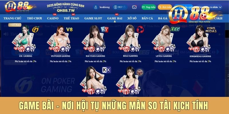 Game bài – Nơi hội tụ những màn so tài kịch tính