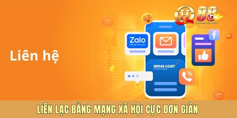 Liên lạc bằng mạng xã hội cực đơn giản