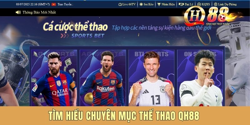 Tìm hiểu chuyên mục thể thao QH88